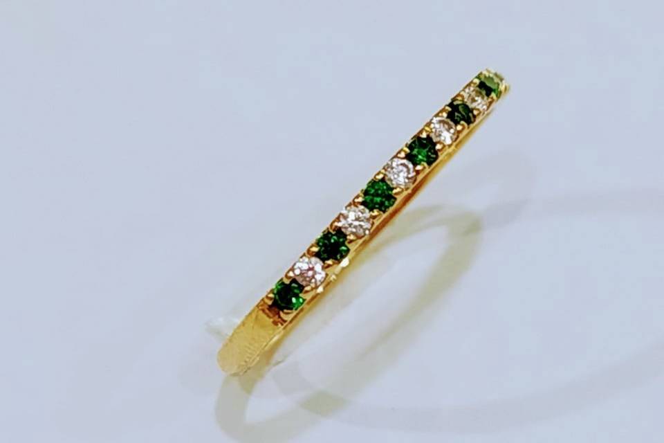 Anillo compromiso oro18k