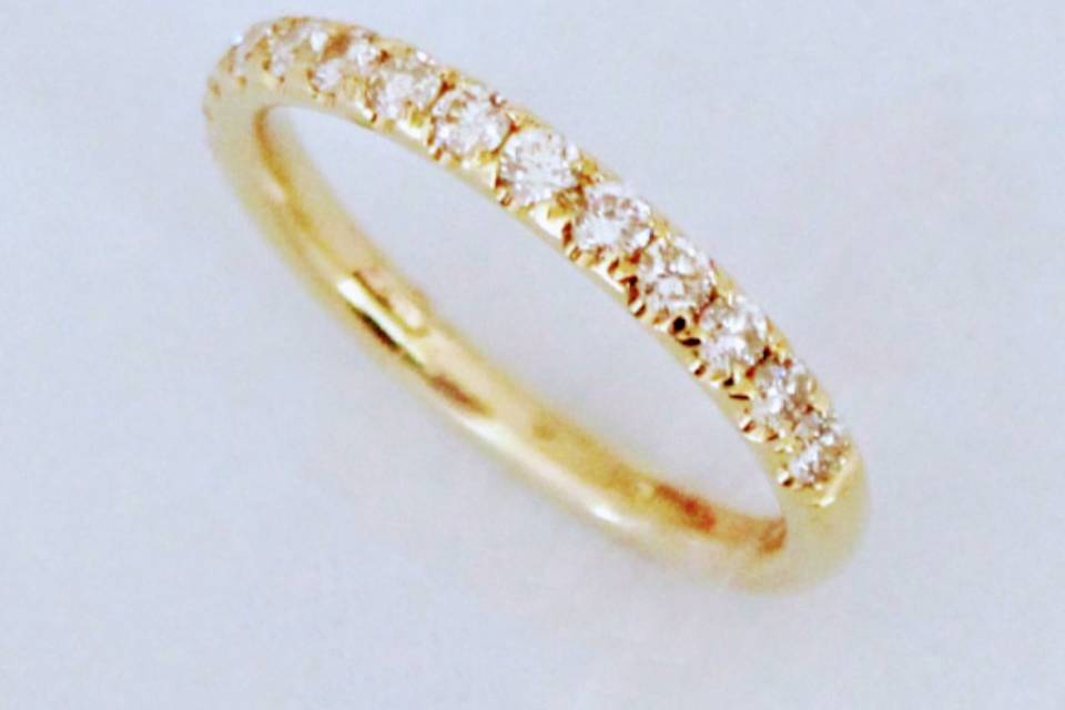 Anillo compromiso oro18k