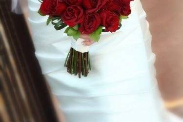 Bouquet novia rojo