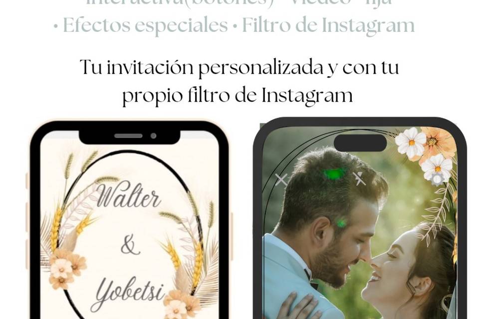 Invitación interactiva+filtro