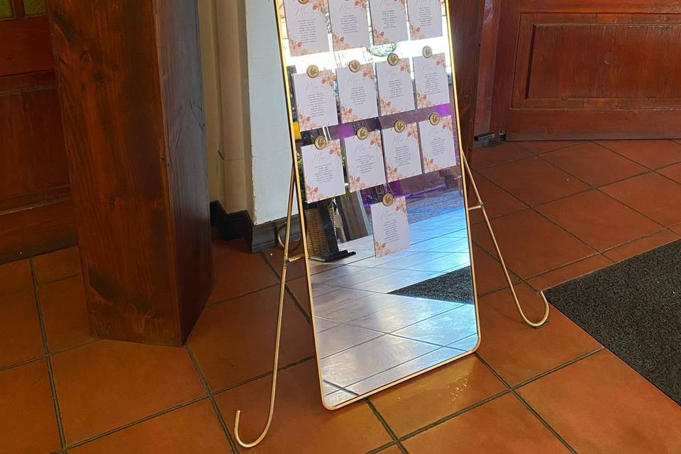 Espejo distribución de mesas