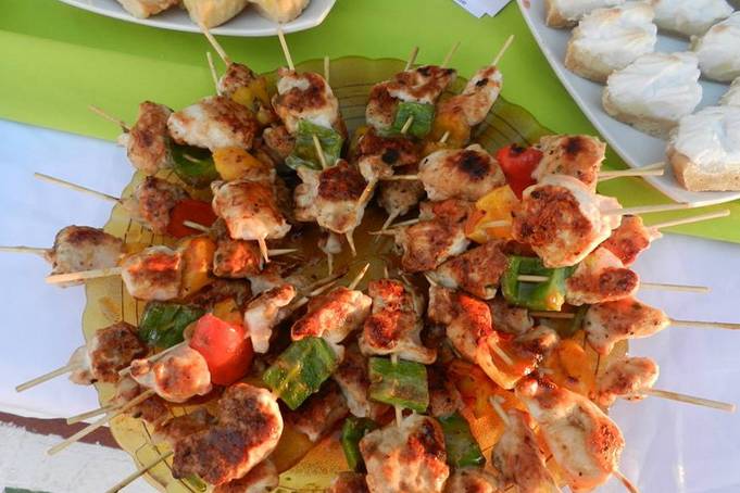 Brochetas de carne