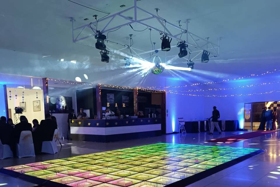 Pista led colores