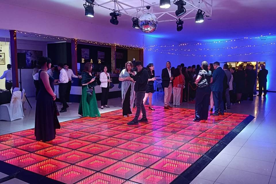 Pista led roja gala