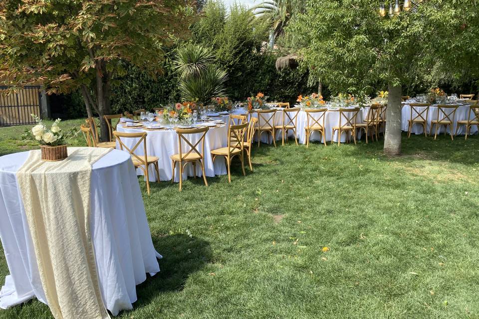 Mesas para invitados