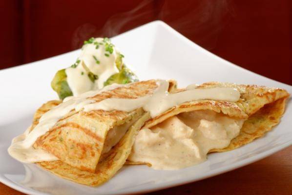 Crepes Pollo - queso