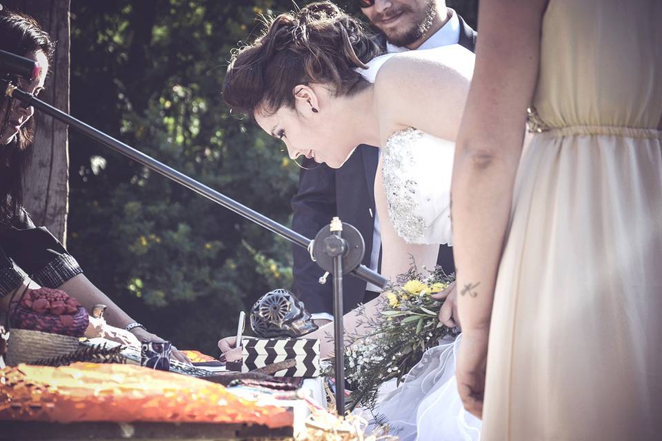 Monse y Andrés, Ceremonia