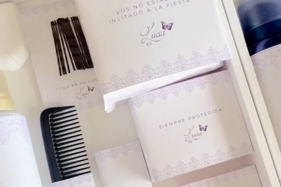 Kit de baño personalizados