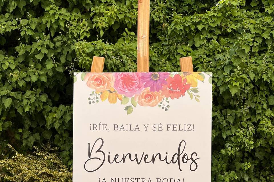 Cartel de Bienvenida