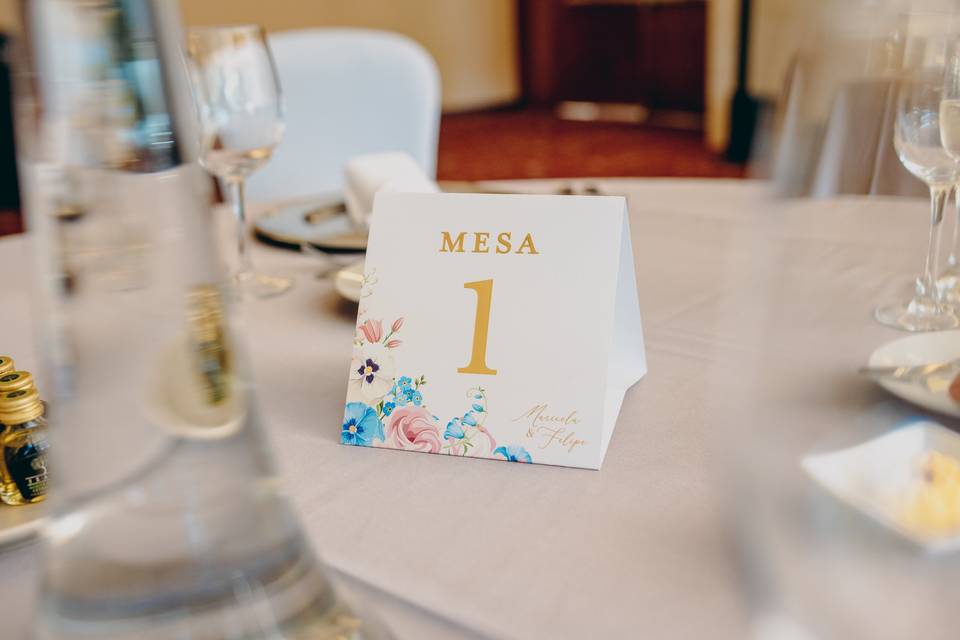 Números de Mesa