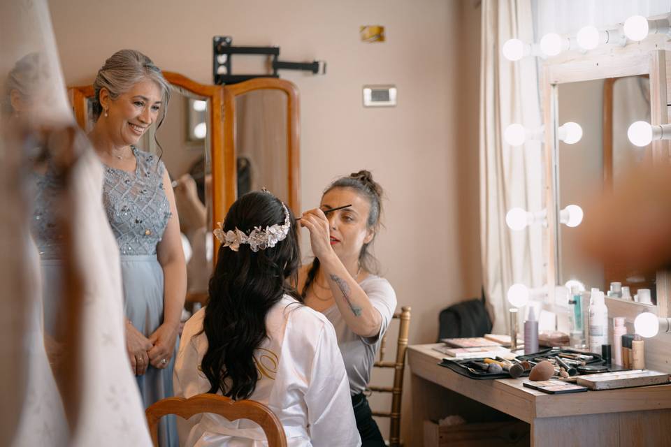 Novia y madrina