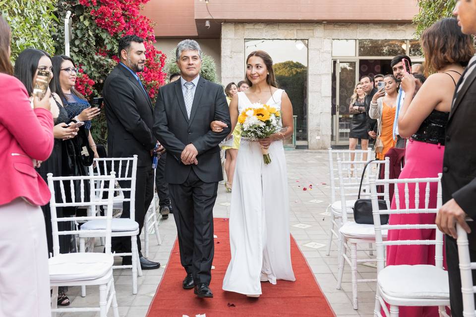 Entrada de la novia