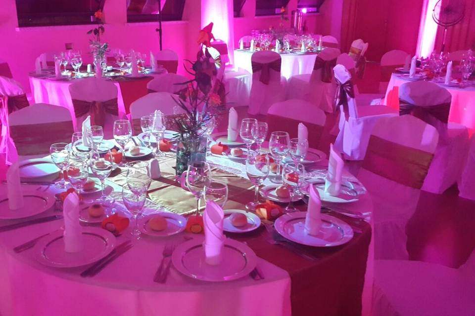 Interior salón de eventos