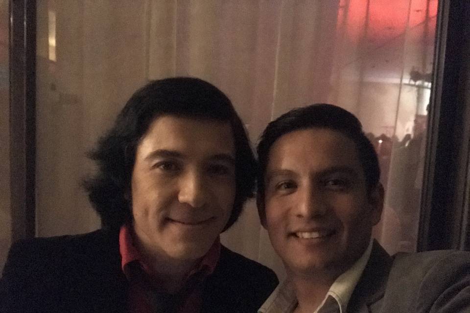 Junto a Marcelo Jiménez