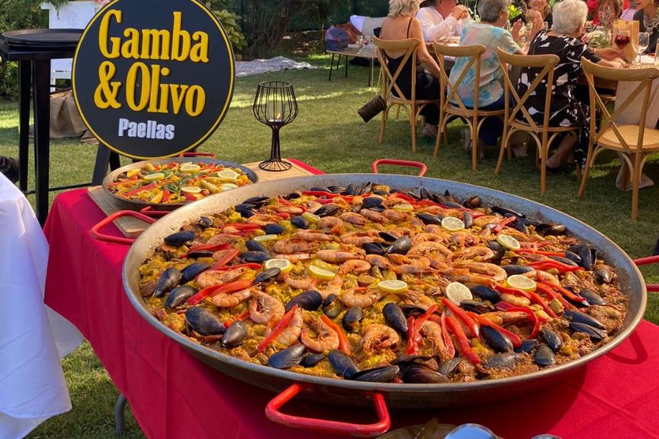 Paella de Mariscos y Paella Ve