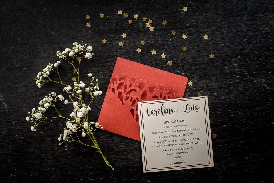 Invitación matrimonio