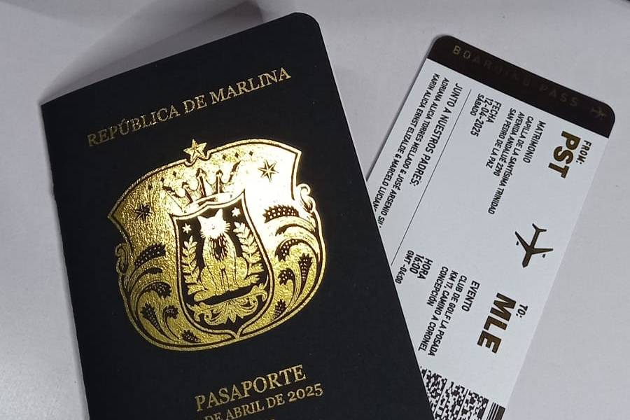 Invitación Estilo Pasaporte