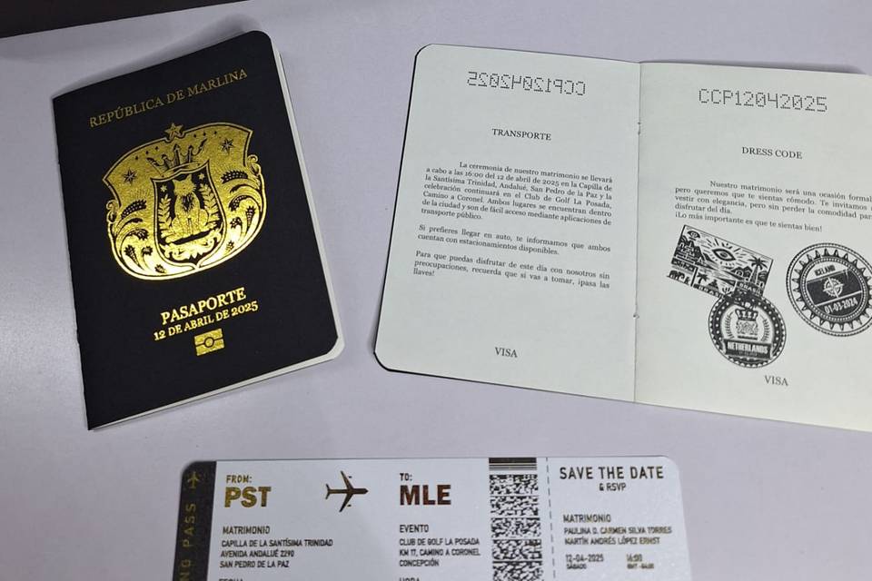 Invitación Pasaporte