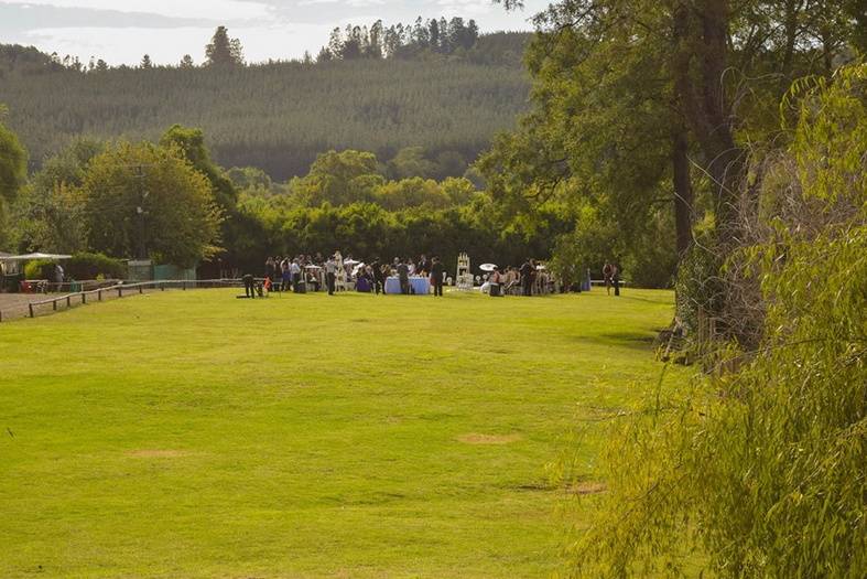 Amplio jardín