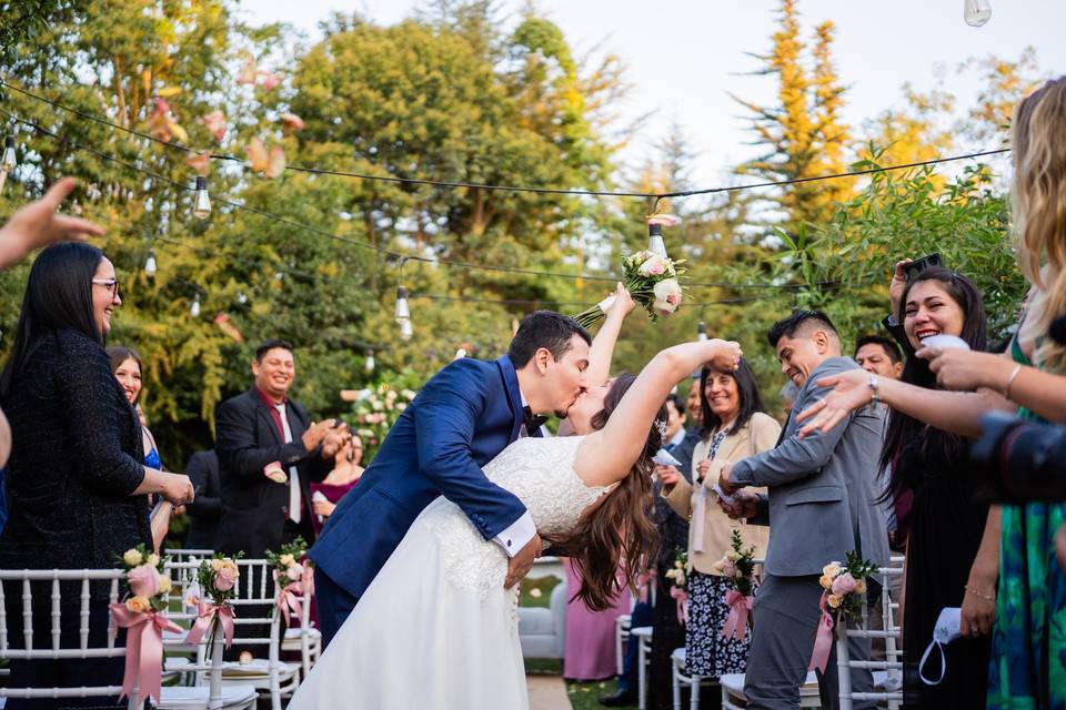 Leslie y Claudio Fin Ceremonia