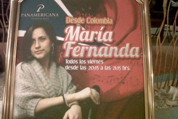 María Fernanda, Cantante Colombiana