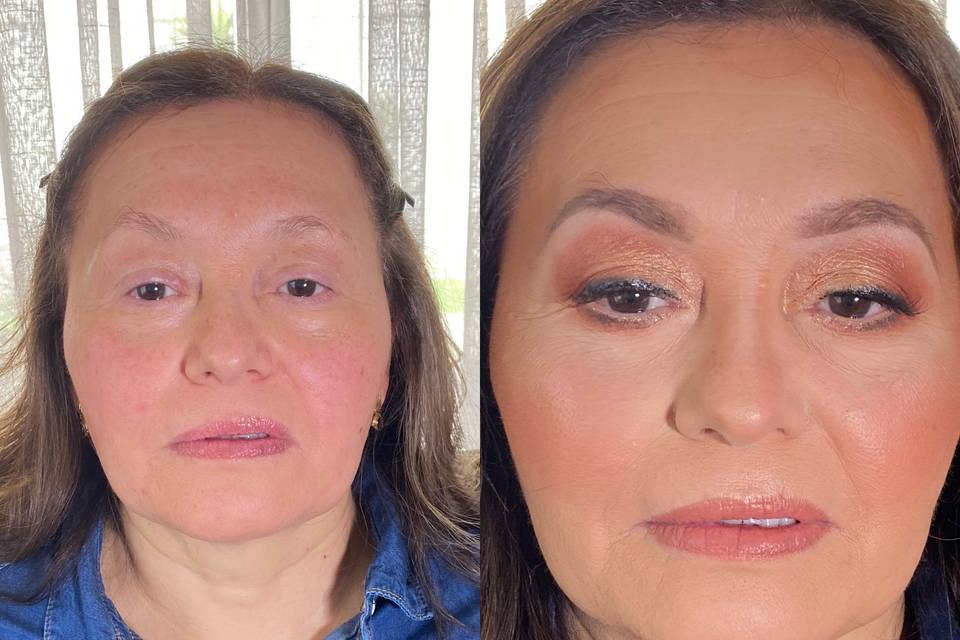 Maquillaje social piel madura