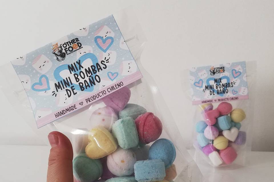 Mix mini bath bombs