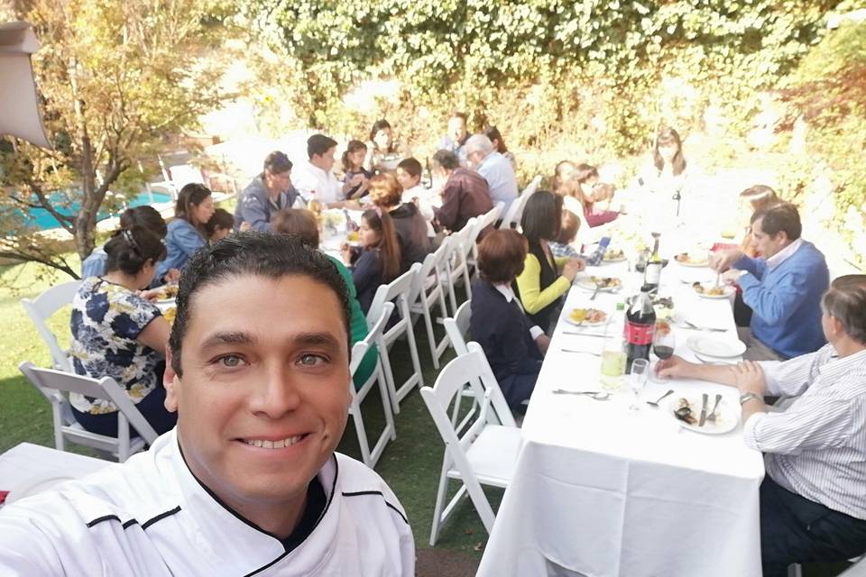 Celebración al aire libre