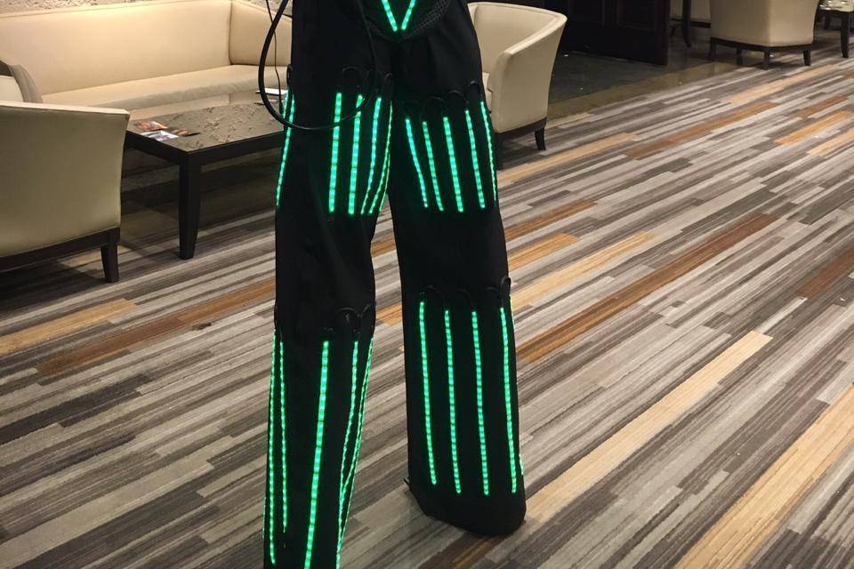 Robot led show