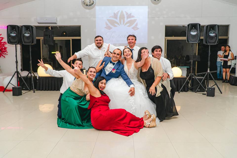 Foto entretenida de mesa