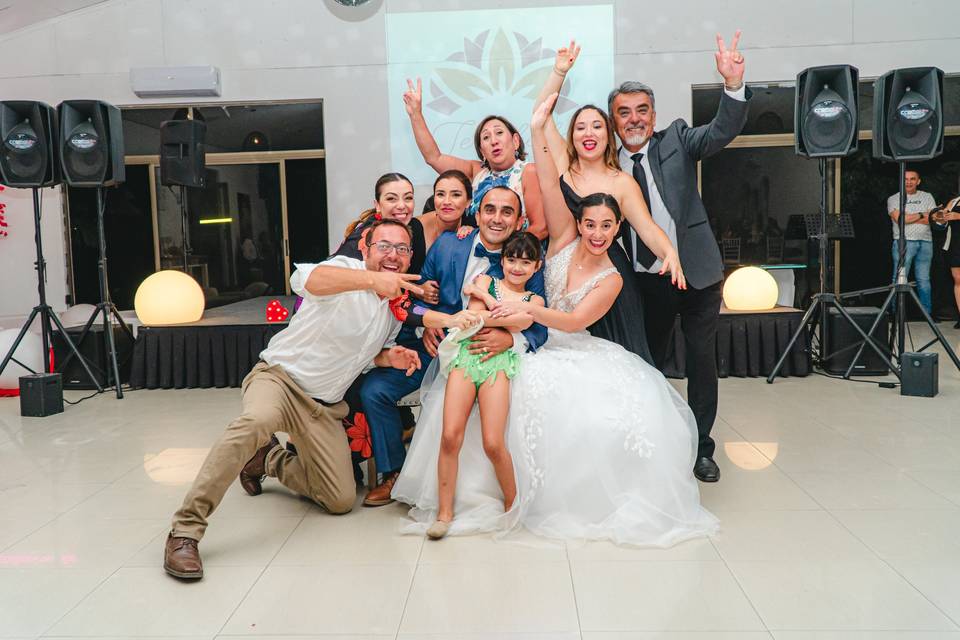 Foto entretenida de mesa