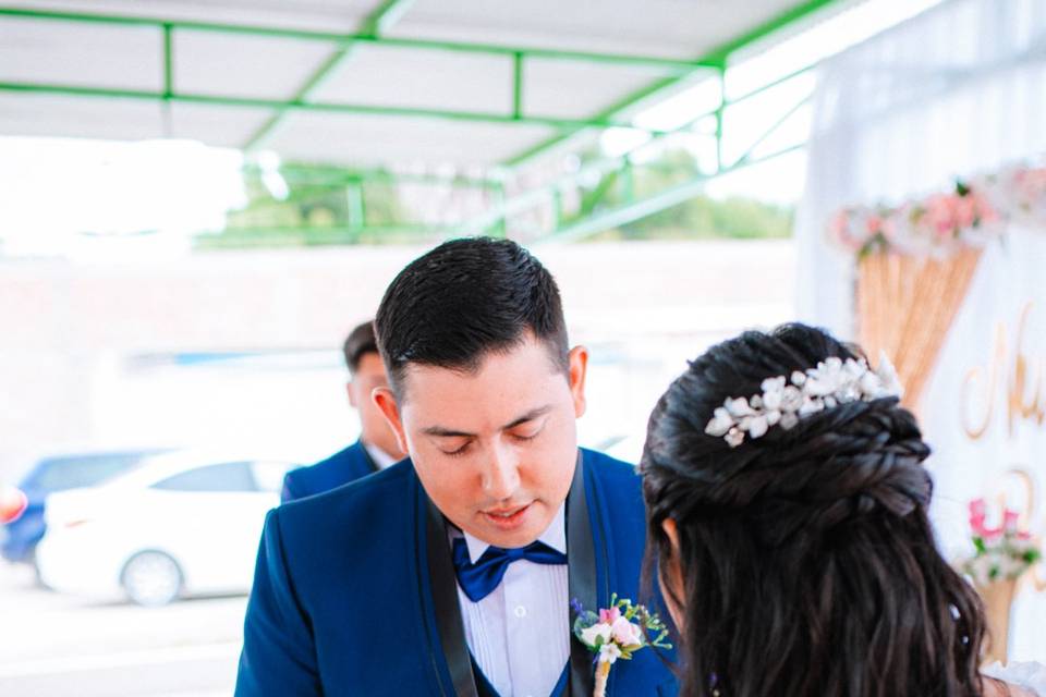 Maquillaje y peinado novia