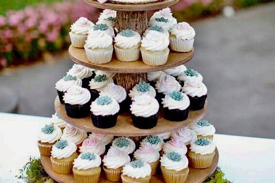 Piramide Cupcakes/Torta