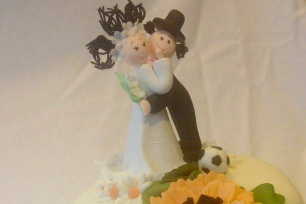 Diseño matrimonio futbol