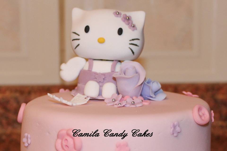 Torta de hello kitty