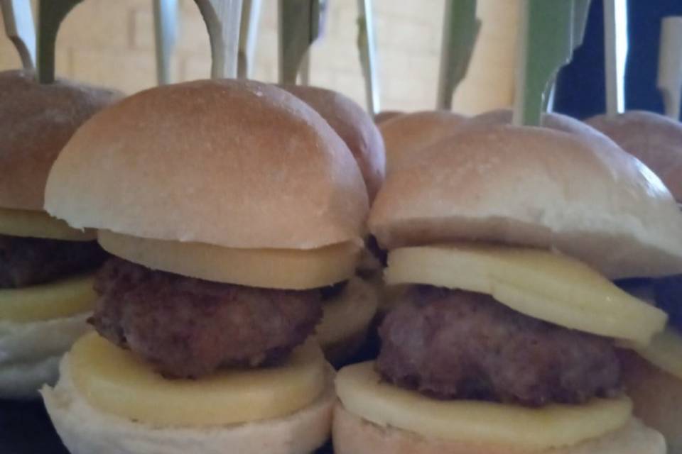 Mini hamburguesa