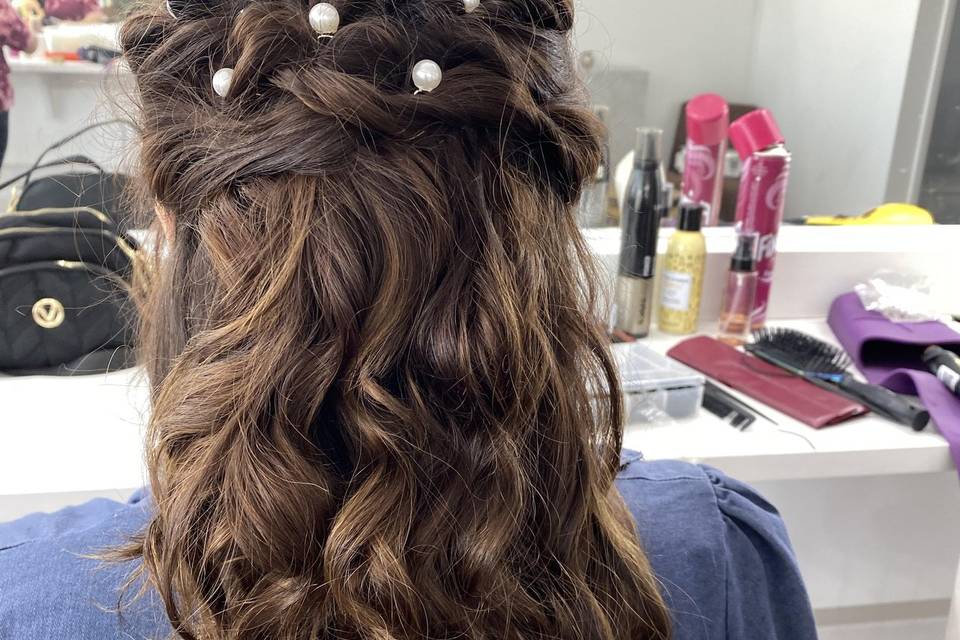 Semi recogido (novias)