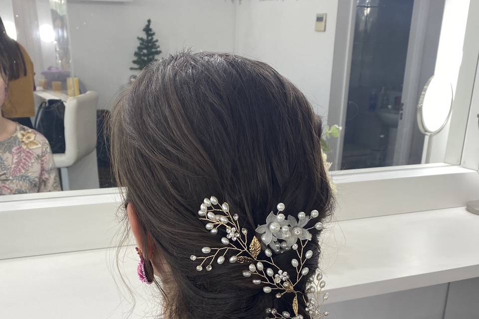 Semi recogido (novias)