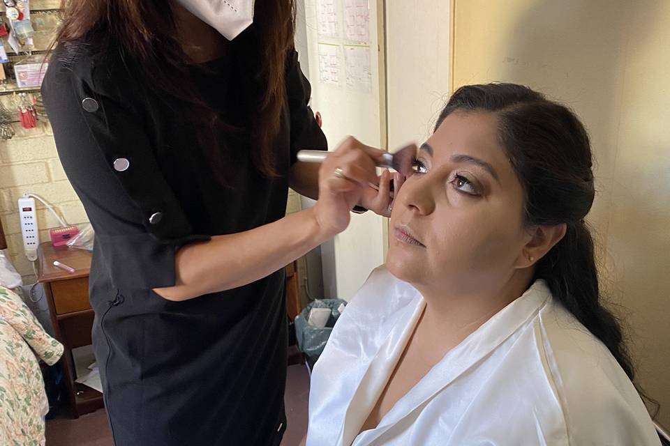 Preparación maquillaje