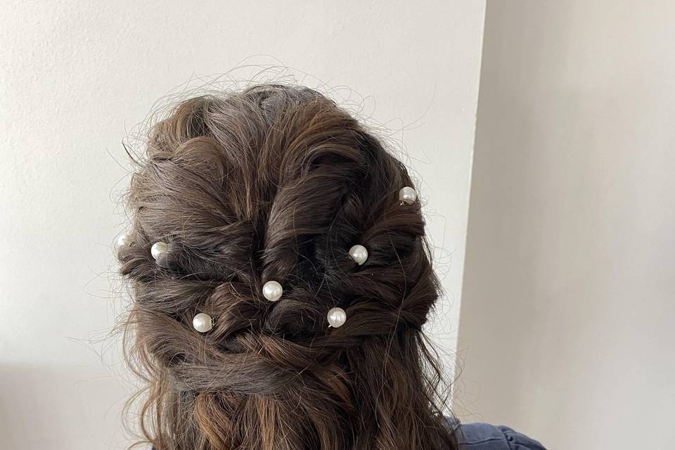 Semi recogido (novias)