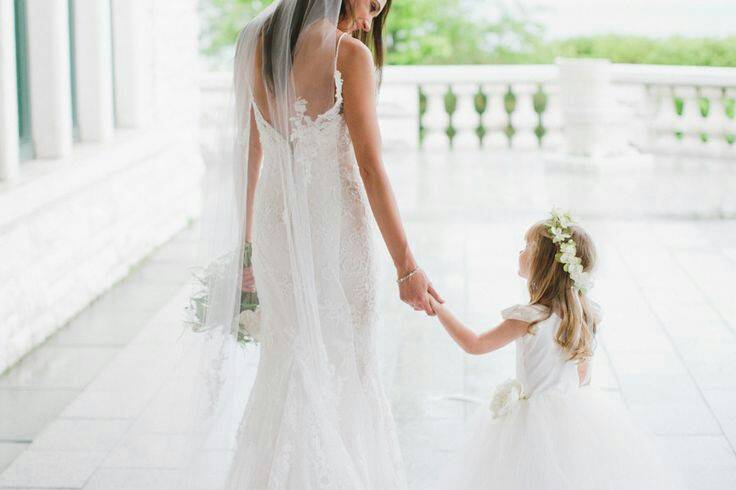 Accesorios novia e hija