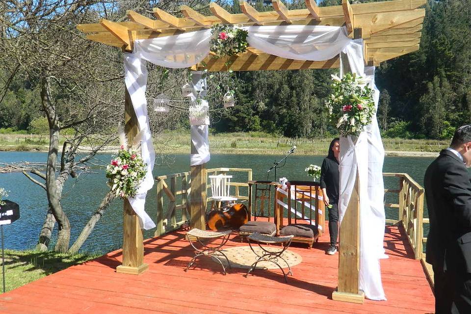 Decoración pérgola