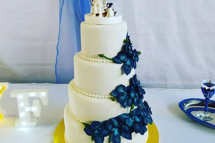 Fondant y sus bellas flores