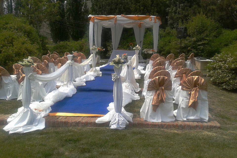 Altar para la ceremonia