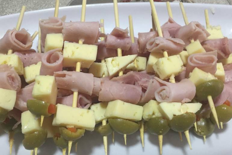 Pinchos elaborados