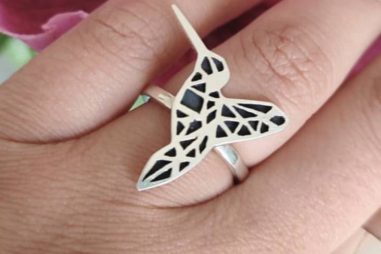 Anillo colibri