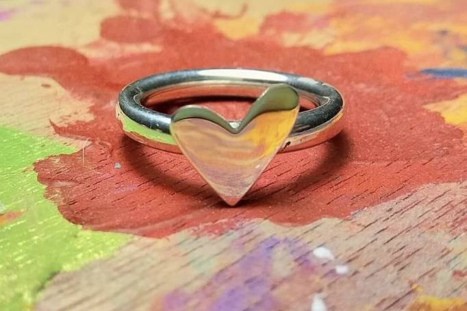 Anillo corazón