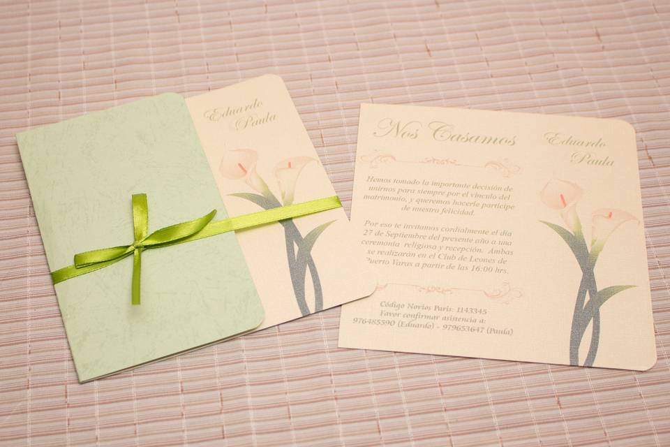 Invitaciones de matrimonio