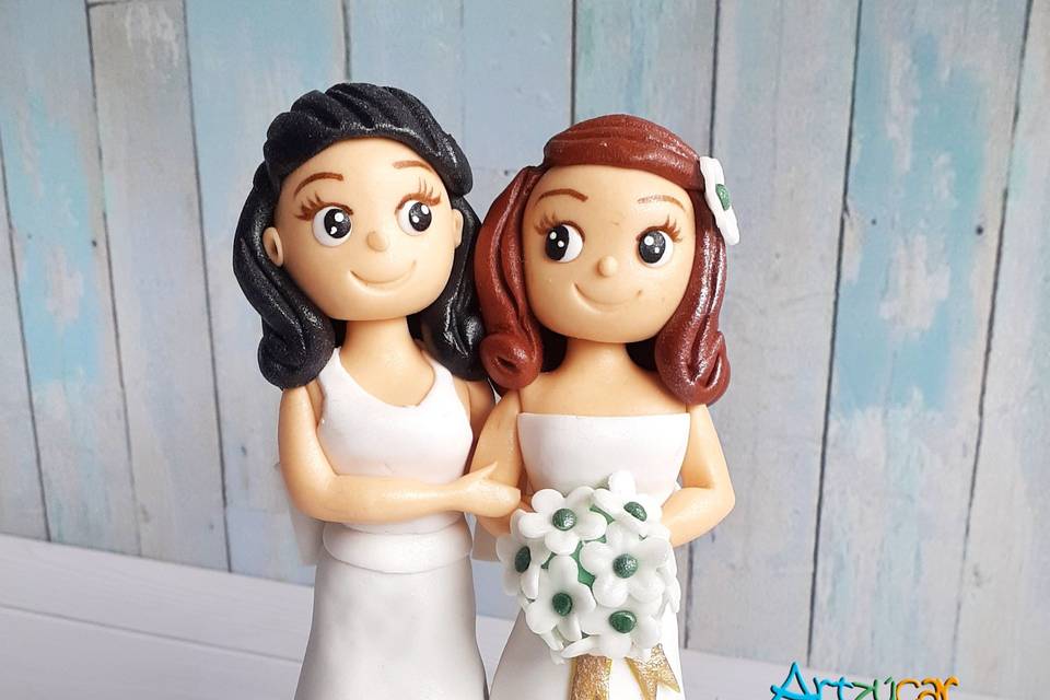 Bellas y tiernas novias