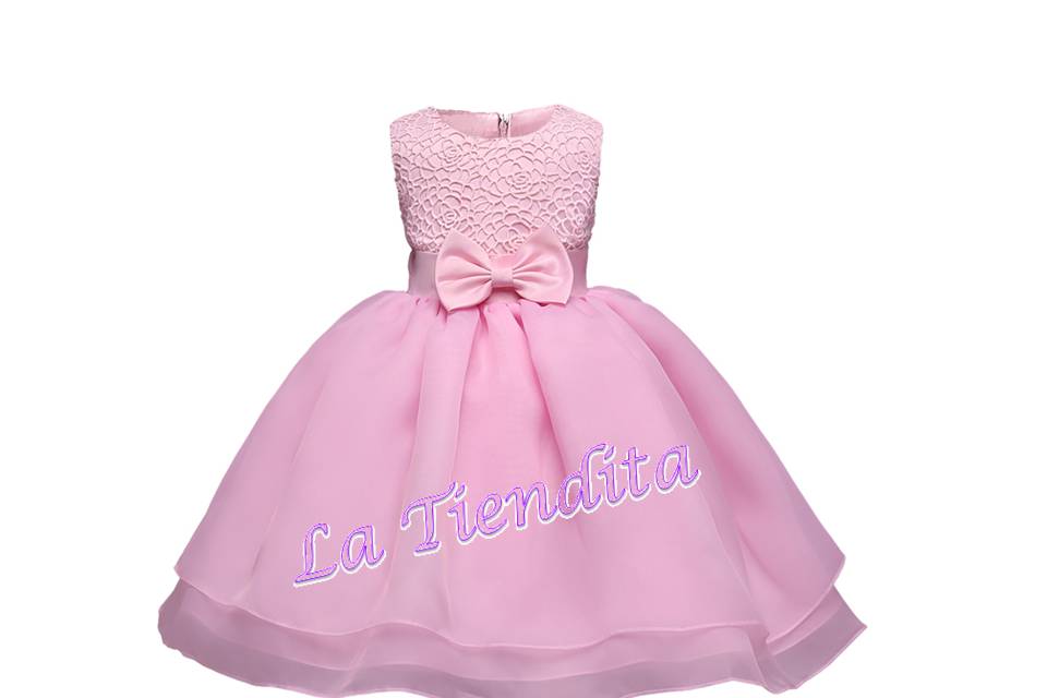 Vestido bebé rosado